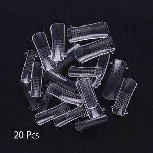 BORN PRETTY Pink White Clear Acrylic Powder 10ml Tip Extension French Nail Polymer Powder Acrylic Brush Crystal Glass Container
